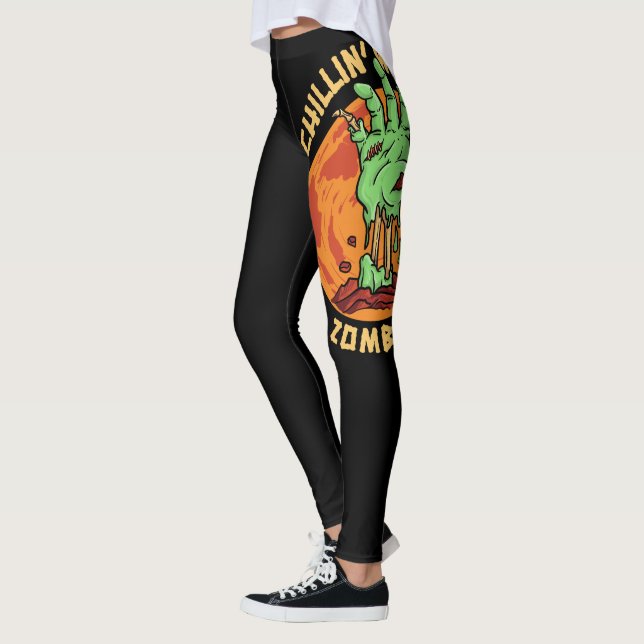 Kinder mit meinen Zombies Leggings (Links)