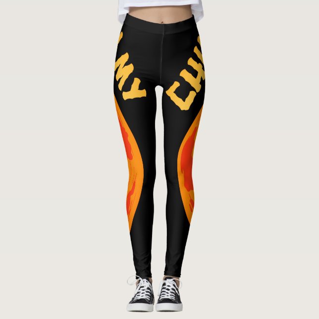 Kinder mit meinen Zombies-Leggings Leggings (Vorderseite)
