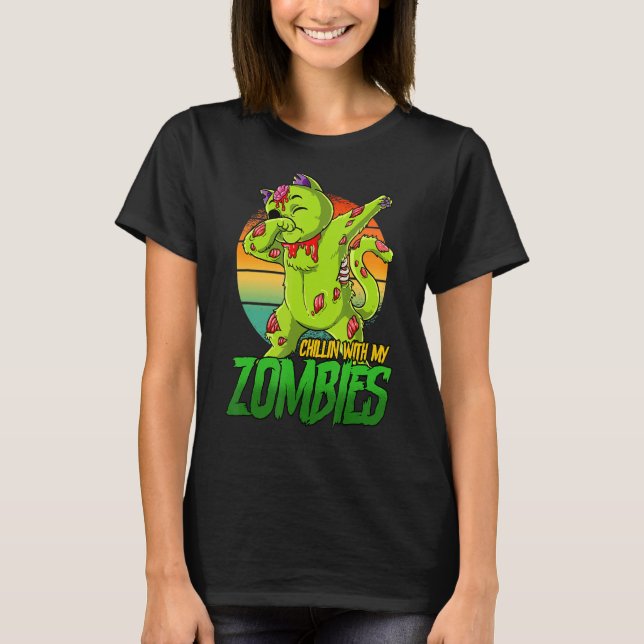 Kinder mit meinen Zombies T-Shirt (Vorderseite)