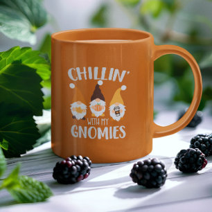 Kinder mit meiner Gnomen Kaffeekocher-Tasse Kaffeetasse