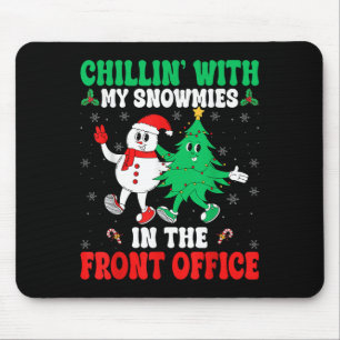Kinder mit meiner Schneemobil-Front Squad Christ Mousepad