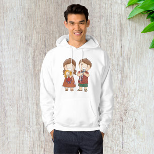 Kinder mit Spielzeug Hoodie