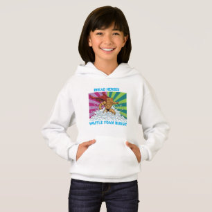 Kinder Mode Brot Helden Größe Mittel Hoodie