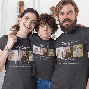 Kinder Moderne 3 Foto Collage Beerdigung T - Shirt