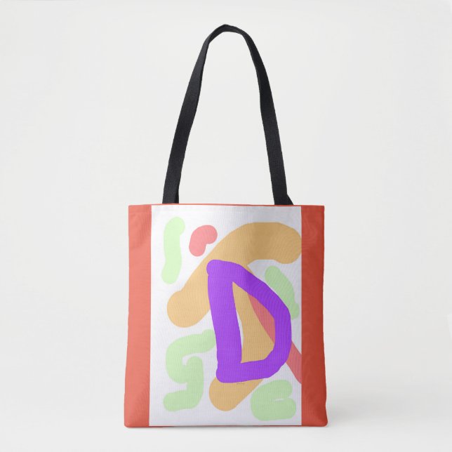 KINDER MONOGRAM INITIAL D Orange (Vorderseite)