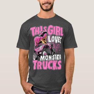 Kinder Monster Lkw Kinder Kleinkind Dieses Mädchen T-Shirt