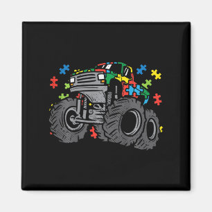 Kinder Monster Truck Puzzles Niedlich Kinder Autis Magnet