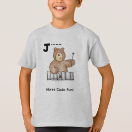 Kinder-Morsealphabet! Buchstabe "J" T-Shirt