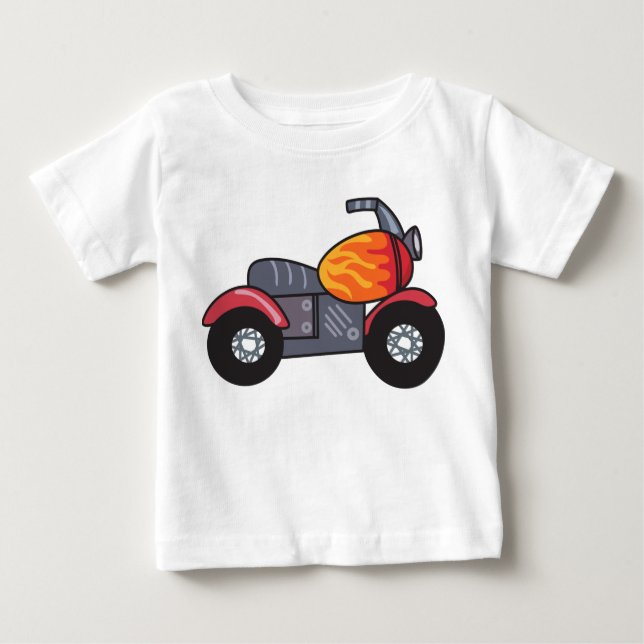 Kinder-Motorrad Baby T-shirt (Vorderseite)