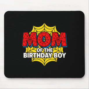 Kinder-Mutter-des-Geburtstagsjungen-Sder-Themenpar Mousepad