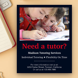 Kinder Nachhilfe Flyer