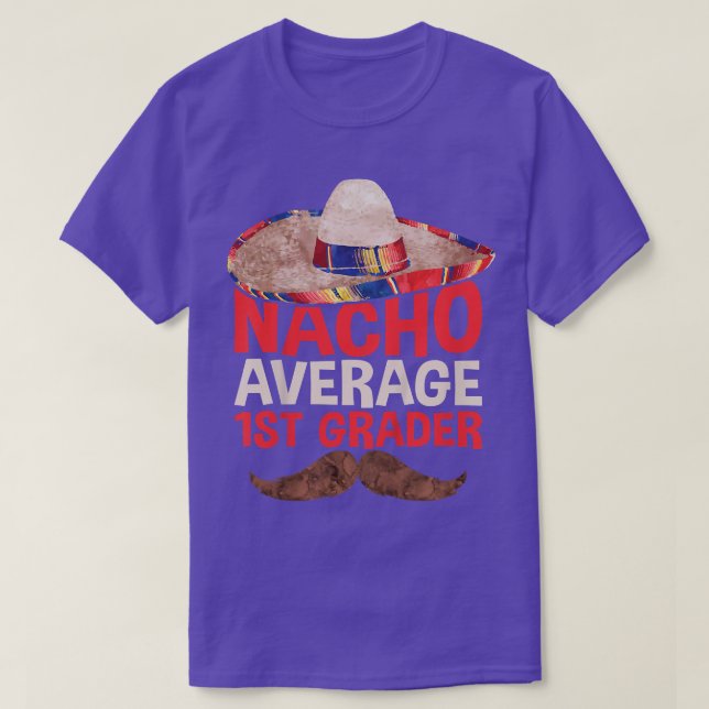 Kinder Nacho durchschnittlich 1. Klasse T-Shirt (Design vorne)