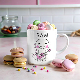 Kinder Name Personalisierter lustiger Abend Kaffeetasse