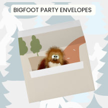Kinder Natur Big Foot/ Sasquatch Geburtstagsparty