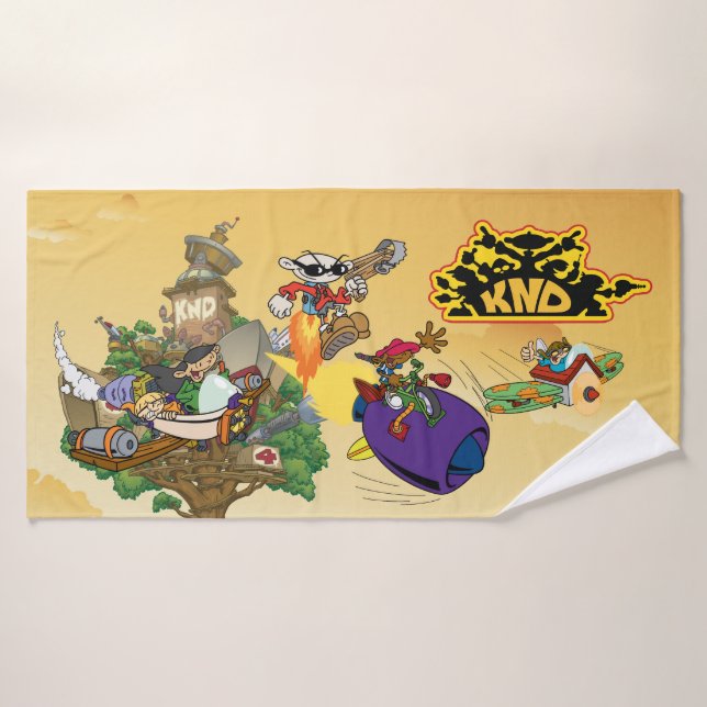 Kinder neben der Tür KAMPFSTATION! Badehandtuch (Badehandtuch)