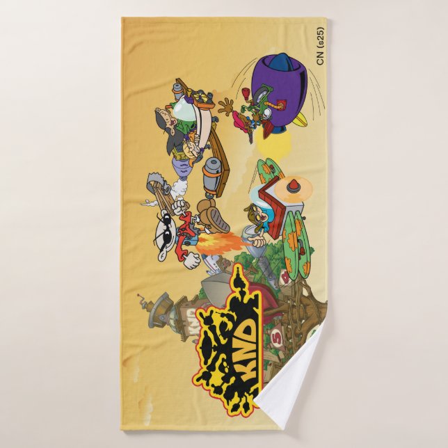 Kinder neben der Tür KAMPFSTATION! Waschlappen Badehandtuch (Badehandtuch)