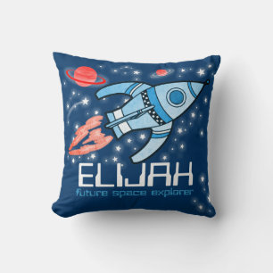 Kinder nennen Raketenraumforscherin blau Elijah Ki Kissen