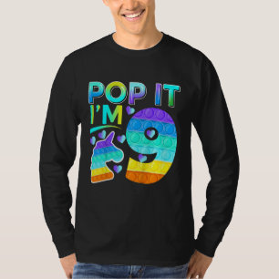 Kinder Neun Pop Es bin ich 9 Niedlich Einhorn Gebu T-Shirt