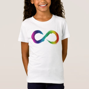 Kinder NeuroMannigfaltiges Rainbow-Shirt T-Shirt
