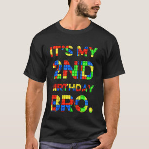 Kinder Niedlich 2. Geburtstag 2 Jahre Altes Gebäud T-Shirt