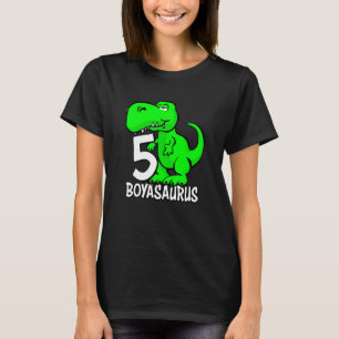 Kinder Niedlich 5 Jahre Jungen Boyasaurus T Rex fü T-Shirt
