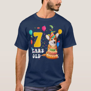 Kinder Niedlich 7 Jahre alter Corgi Hund mehr als  T-Shirt