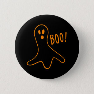 Kinder Niedlich Beängstigende BooHalloween Ghost B Button