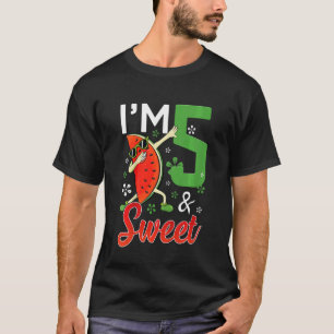 Kinder Niedlich bin ich 5 Jahre alt & süß und troc T-Shirt