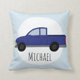 Kinder Niedlich Blue Lieferwagen Truck Boys Name K Kissen