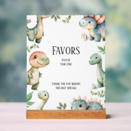 Kinder Niedlich Dinosaurier Thema Geburtstag Liebl Acrylschild