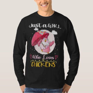Kinder Niedlich Hennenhähnchen Bauer nur ein Mädch T-Shirt