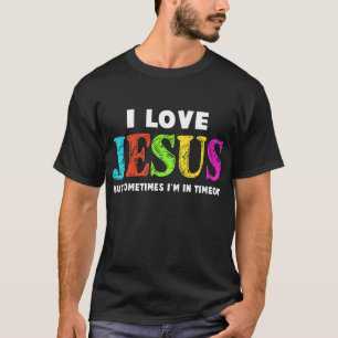 Kinder Niedlich I Liebe Jesus Christliche Glaubens T-Shirt