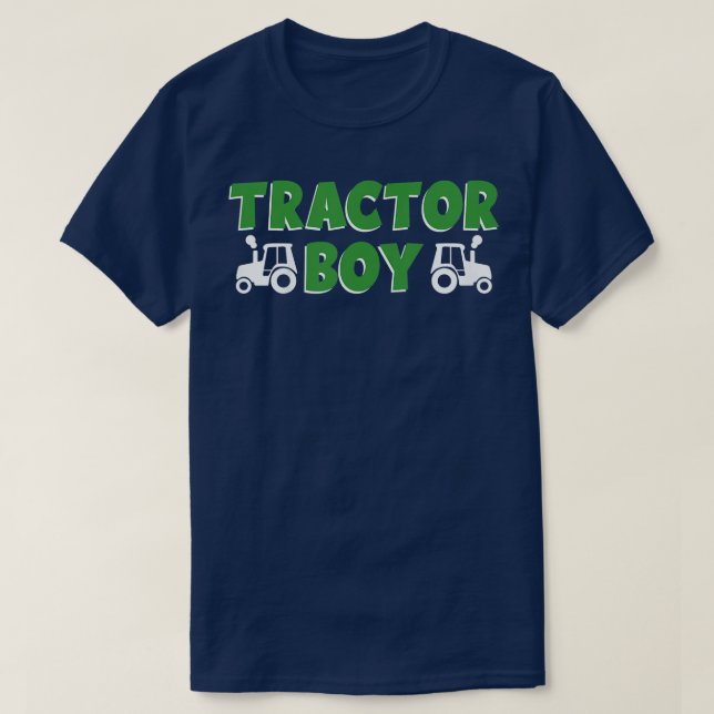 Kinder Niedlich Junior Bauer Traktor Boy T-Shirt (Design vorne)