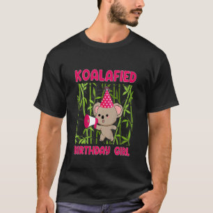 Kinder Niedlich Koalafied Birthday Girls Koala Bea T-Shirt