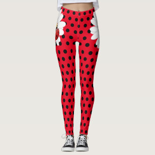 Kinder Niedlich Ladybug Polka dot Daisy Blume Patt Leggings
