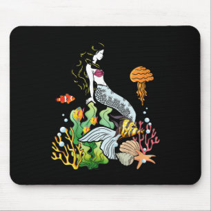 Kinder Niedlich Mermaid Lazy Halloween Kostüm für Mousepad