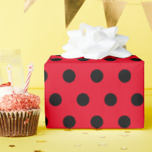 Kinder Niedlich Red Ladybug Polka dot Party Patter Geschenkpapier