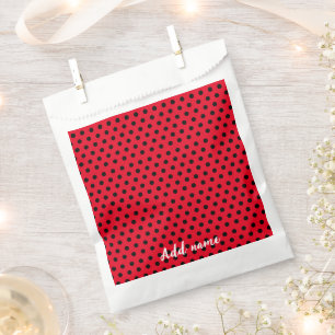 Kinder Niedlich Red Ladybug Polka dot Party Patter Geschenktütchen