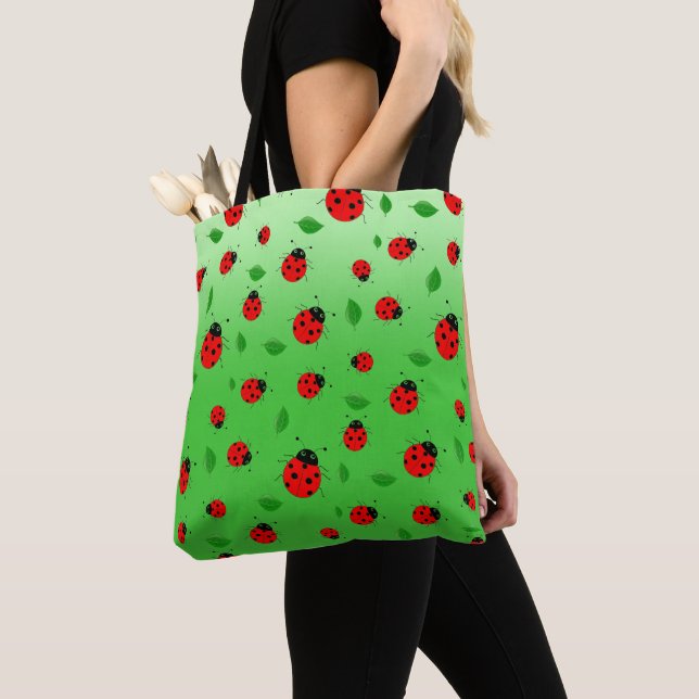 Kinder Niedlich Red Ladybug Polka dot Spring Patte (Von Nahem)