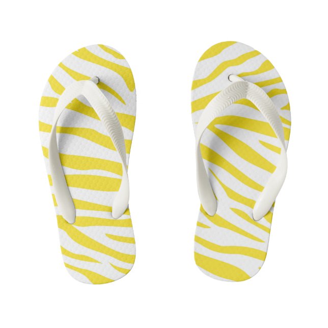 Kinder Niedlich Zebra Stripe Flip Flops (Fußbett)