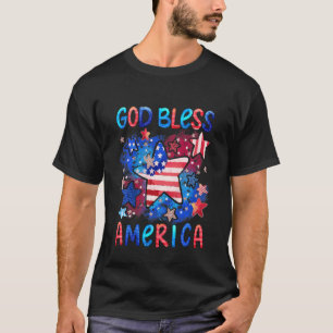 Kinder Niedliche amerikanische Flaggen Jungs und M T-Shirt