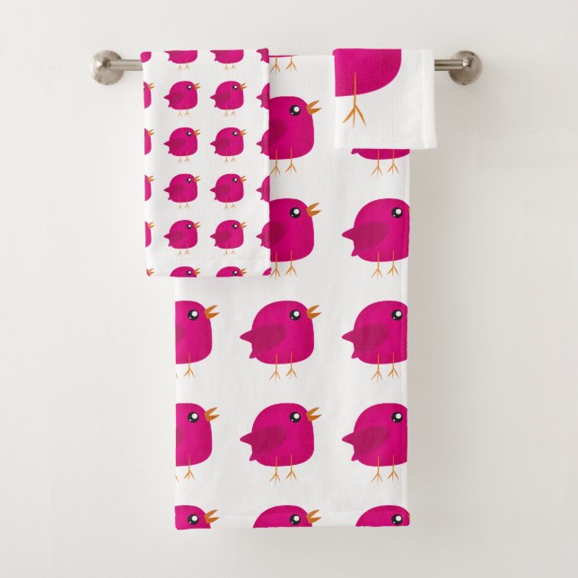 Kinder niedliche Birke Badhandtuch Set (Insitu)