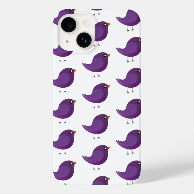 Kinder niedliche Birke Case-Mate iPhone Hülle (Rückseite)