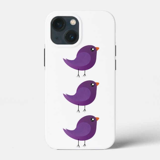 Kinder niedliche Birke Case-Mate iPhone Hülle (Rückseite)