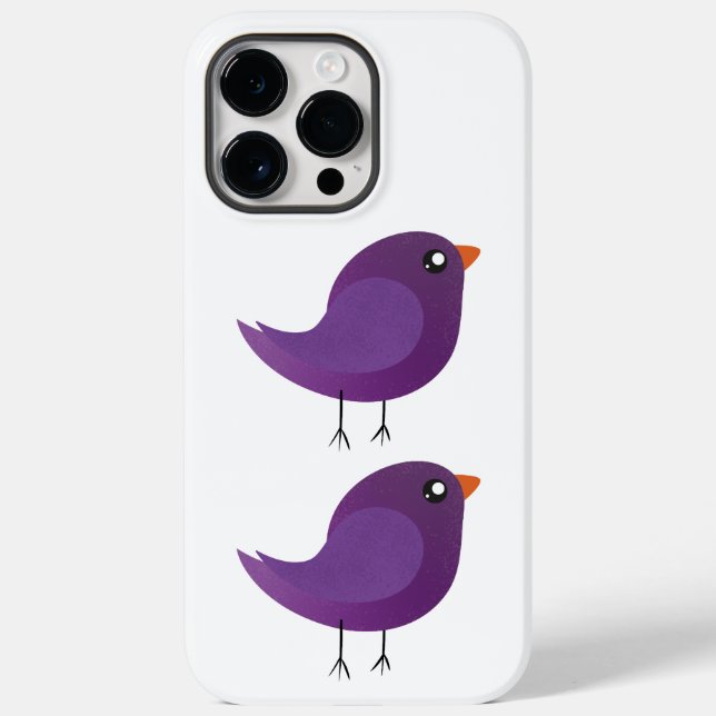 Kinder niedliche Birke Case-Mate iPhone Hülle (Rückseite)