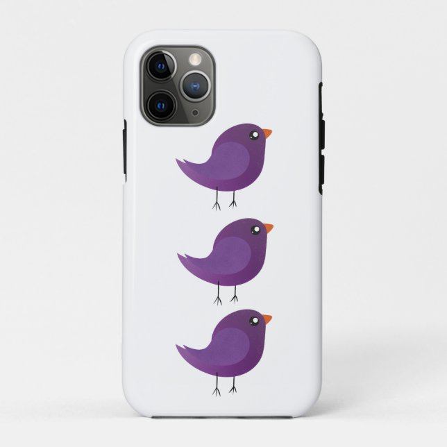 Kinder niedliche Birke Case-Mate iPhone Hülle (Rückseite)