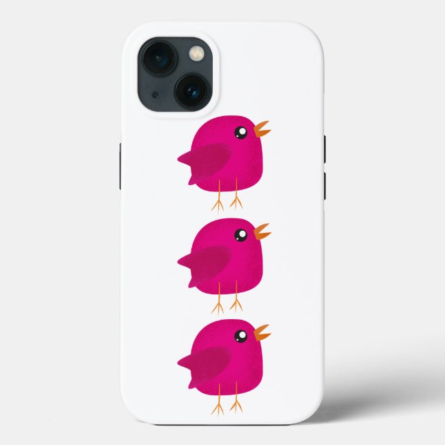 Kinder niedliche Birke Case-Mate iPhone Hülle (Rückseite)