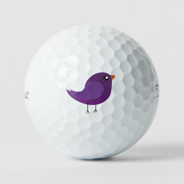 Kinder niedliche Birke Golfball (Vorderseite)