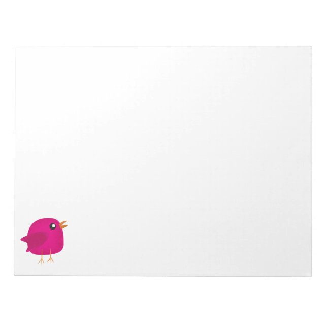 Kinder niedliche Birke Notizblock (Vorderseite)