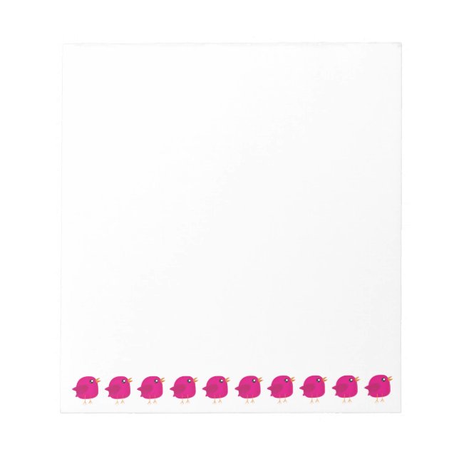 Kinder niedliche Birke Notizblock (Vorderseite)